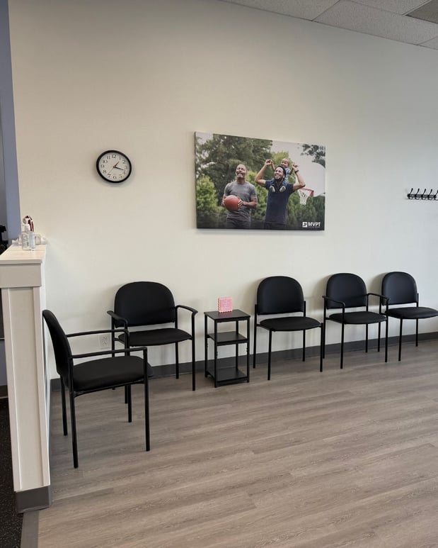 MVPT -Physical Therapy- East Rochester NY Clinic waiting room area at MVPT Physical Therapy - East Rochester New York