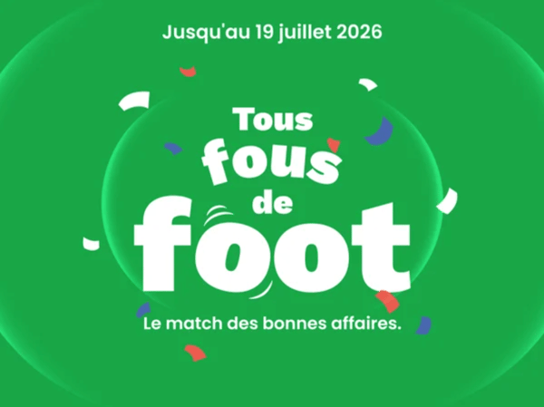 Tous fous de foot chez Boulanger amiens — le match des bonnes affaires jusqu'au 19 juillet 2026 !