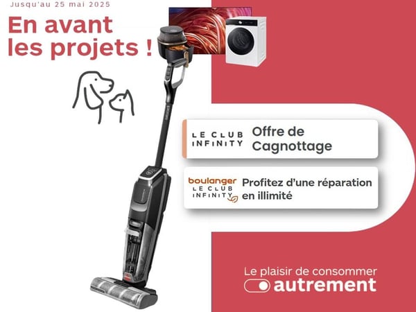 Aspirateurs laveurs à Boulanger Châteauroux I Nettoyez en un clin d’œil, avancez dans vos projets sans trace !