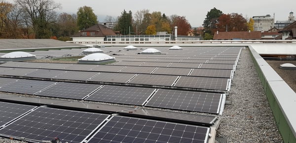 Photovoltaik auf Flachdach