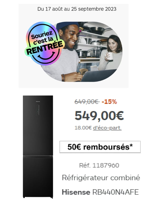 Retrouver notre sélection de Réfrigérateurs dans votre magasin Boulanger Villefranche sur Saône