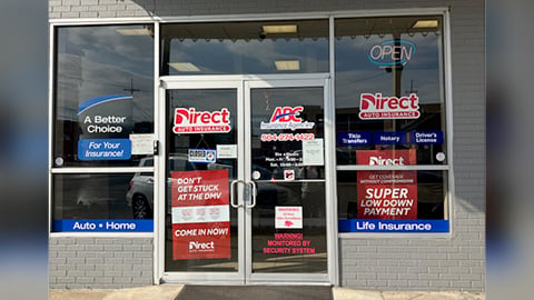 Direct Auto Insurance storefront located at  2107 Caton St, New Orleans