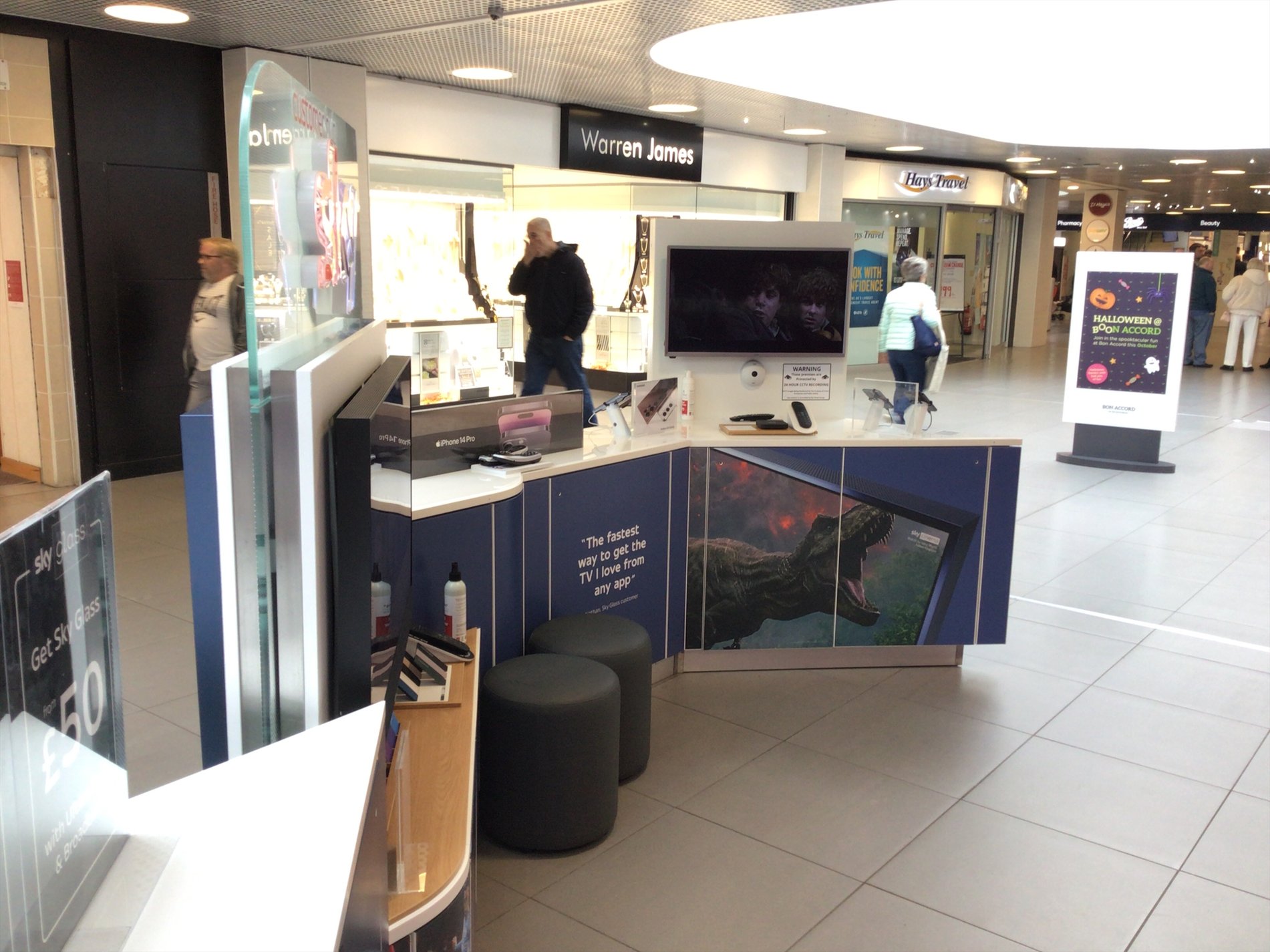 Bon Accord St Nicholas Shopping Centre Sky store in Aberdeen