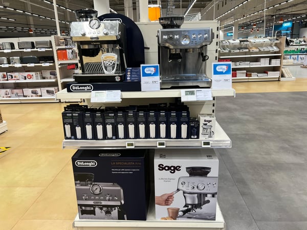 Mise en avant broyeur  dans votre magasin Boulanger Sarcelles