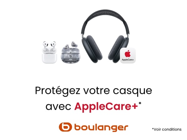 Profitez de Apple Care+ à l'achat de vos produits Apple afin de protéger vos appareils, rendez-vous dans votre magasin Boulanger Saint Pierre des Corps afin de souscrire à l'assurance AppleCare