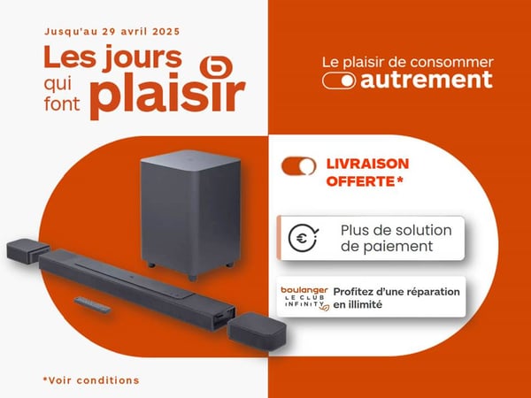 Barre de son JBL à Bordeaux Lac