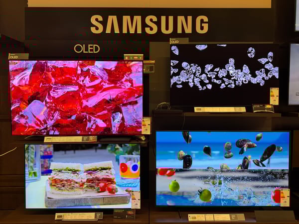 boulanger belfort 
boulanger 
télévision
samsung 
oled 
qled 
nouveauté
