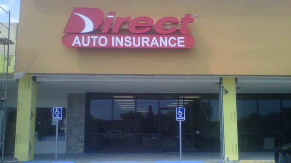 Direct Auto Insurance storefront located at  2210 Guadalupe Street, Laredo