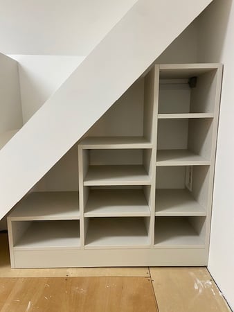 Under  stairs shelving