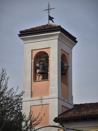 Risanamento intonaco - campanile di San Pietro di Stabio