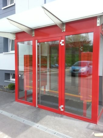 porte entrée alu