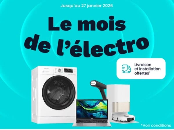 Le mois de l'électro steel boulanger