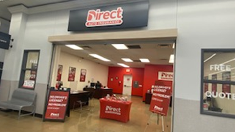 Direct Auto Insurance storefront located at  2400 N Hervey St., Hope