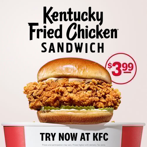 KFC Fried Chicken, Extra Crispy Chicken, Bucket of Chicken & More in