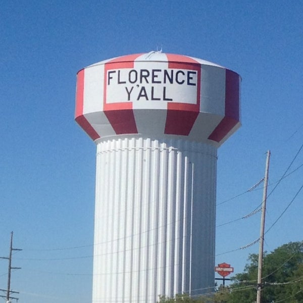 Florence Y'all water tower a welcoming landmark