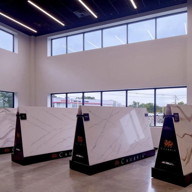 Cambria Showroom - Boston slab display