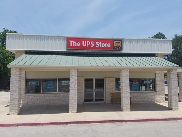 Storefront of The UPS Store in Fredericksburg, TX