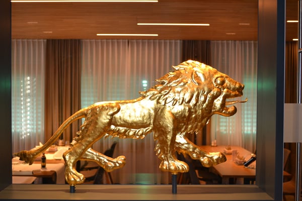 Gasthaus Löwen - Vergoldeter Löwe