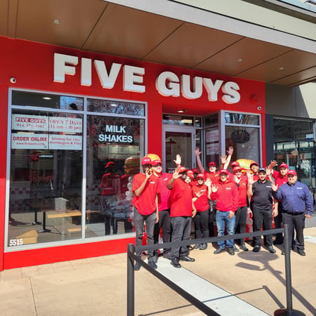 Five Guys at 5540 Xavier Dr. in Yonkers, New York.