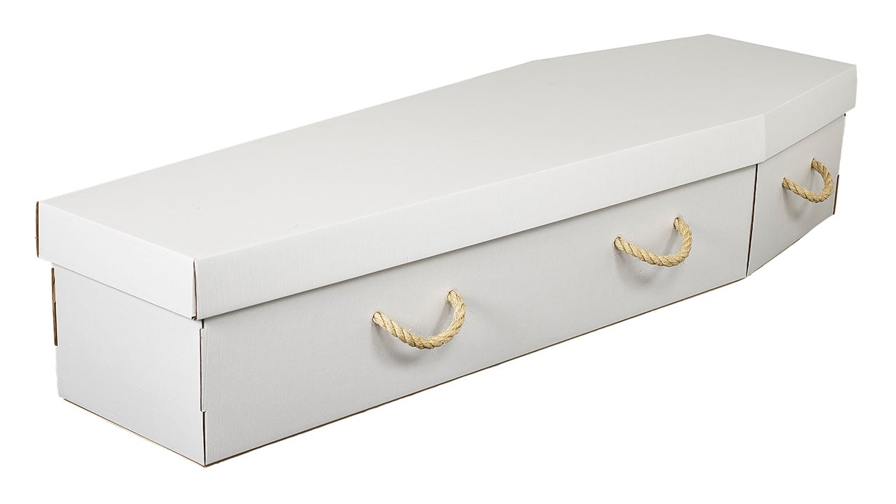 Cardboard Coffin from Our Natural Collection