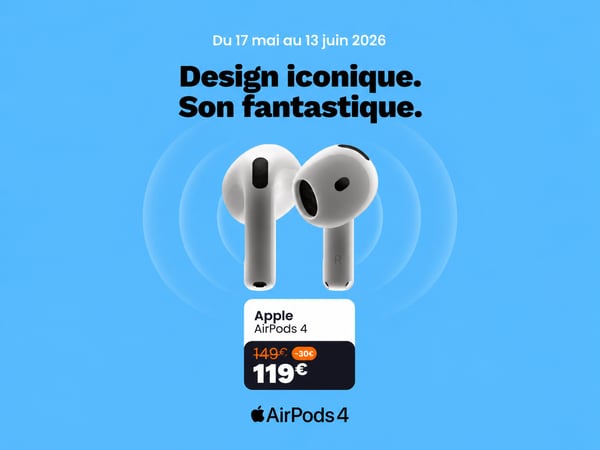 AirPods 4 : un design iconique & son fantastique