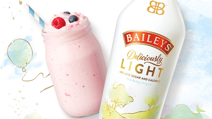 Baileys Deliciously Light Raspberry Smoothie