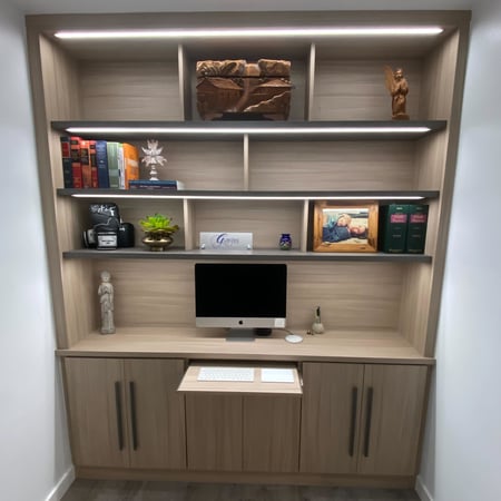 custom built and locally made home office
