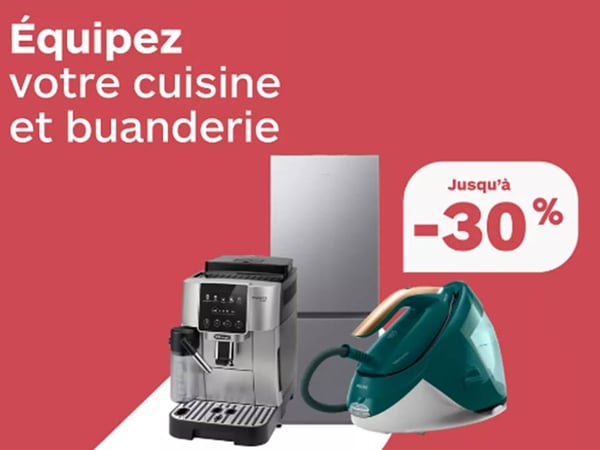 Boulanger STE Eulalie
Electroménager 
Frigo
Centrale vapeur 
Broyeur à café