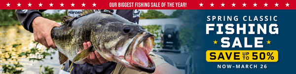 Save up to 50% at the 2025 Spring Classic Fishing Sale at Bass Pro Shops