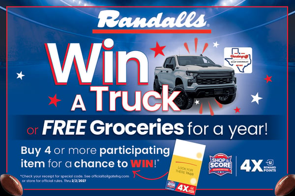 win a truck or free groceries for a year restrictions apply