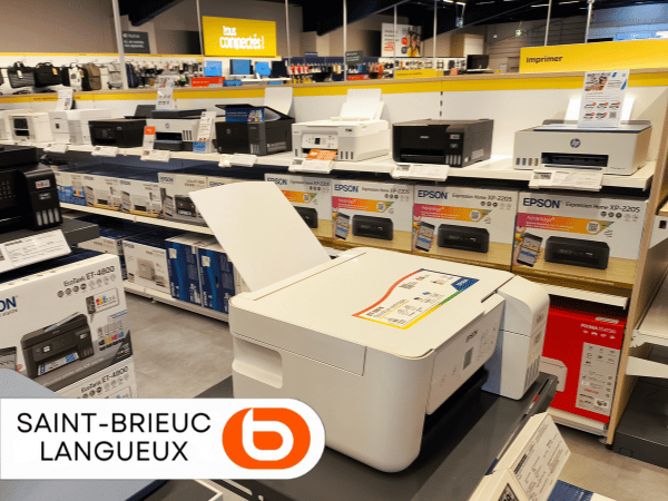 Boulanger Langueux, rayon imprimante, comment faire le bon choix