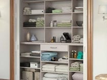 Linen cabinets & hall closets