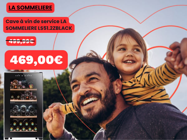 LA SOMMELIERE Cave à vin de service LS51.2ZBLACK
