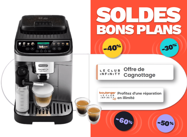 Profitez des SOLDES pour acquérir un Broyeur à café Delonghi avec votre magasin Boulanger Niort  !