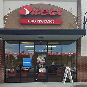 Direct Auto Insurance storefront located at  3555 Richland Avenue West, Aiken