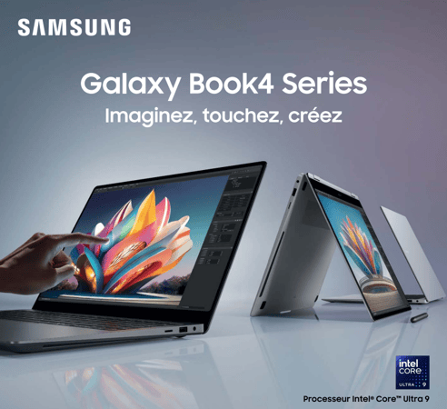 La nouvelle gamme d'ordinateur Galaxy Book 4 arrive dans votre magasin Boulanger Dunkerque Grande-Synthe