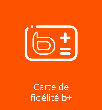 Carte de fidélité b+ vous permettant de profiter de nombreux avantages en magasin et sur le site Boulanger.