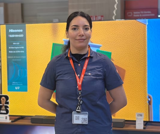 Sarah assistante manager du magasin Boulanger Toulouse Colomiers