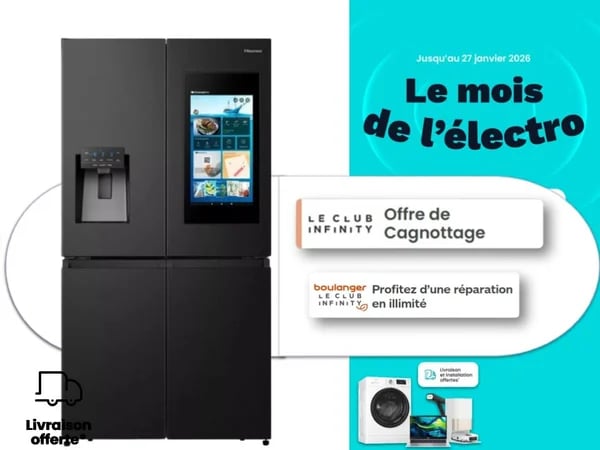 👉 Découvrez le frigo multi-portes Hisense chez Boulanger Chambray-lès-Tours ! 🧊✨