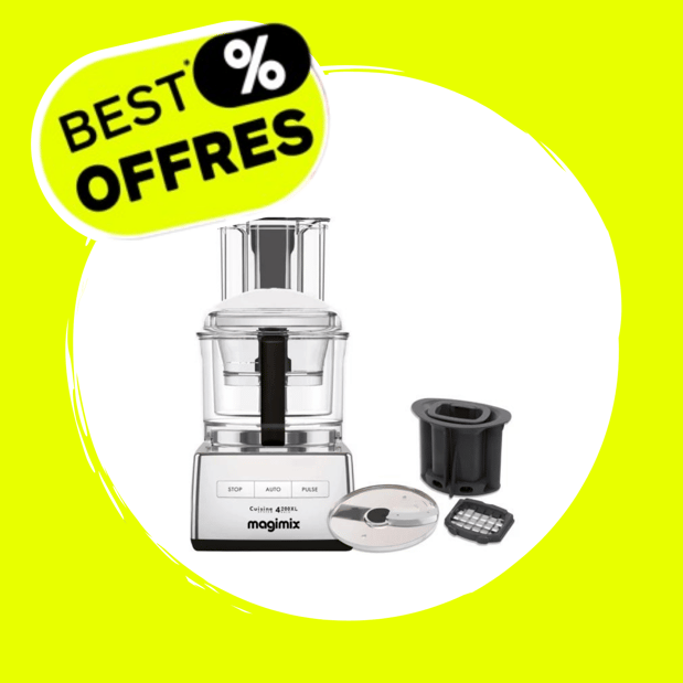 Robot multifonction Magimix CS4200 XL Chromé + Coffret cubes chez Boulanger Evreux