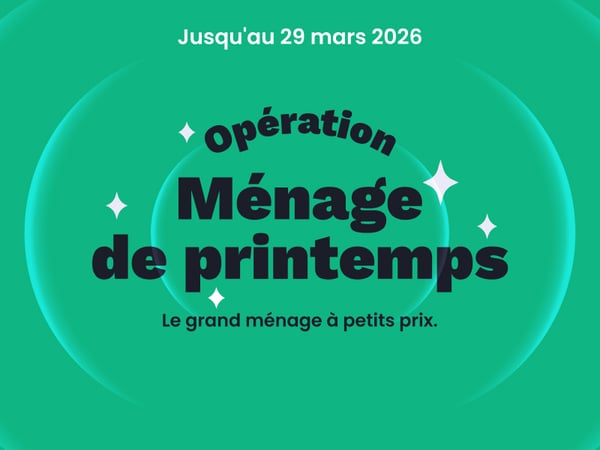 Opération ménage de printemps