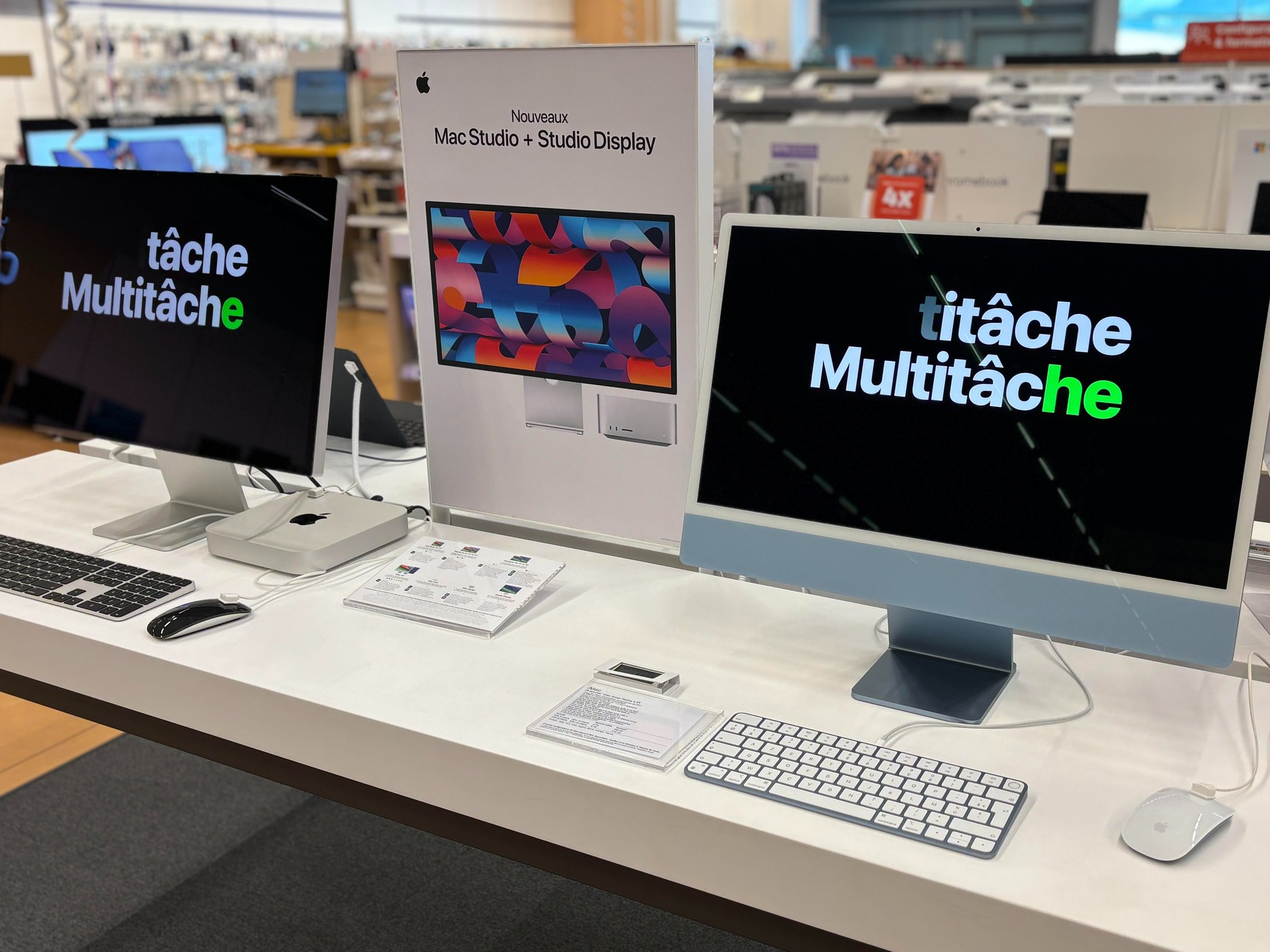 Table des ordinateurs Apple Imac dans votre magasin  Boulanger Poitiers - Chasseneuil Du Poitou