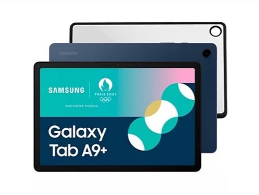 Tablette Android SAMSUNG Pack A9+ 128Go Bleu + Coque Transparente
