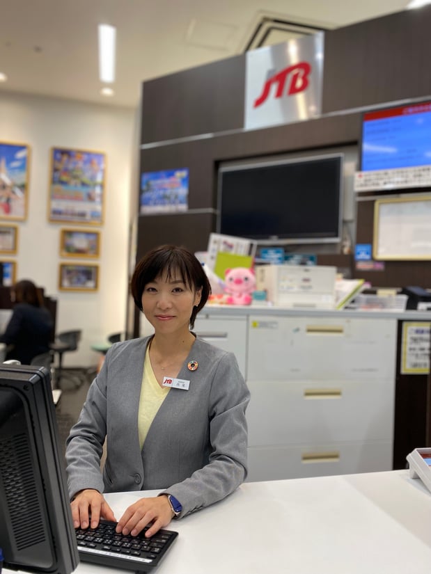 JTBイオンモール橿原店 店長　西尾