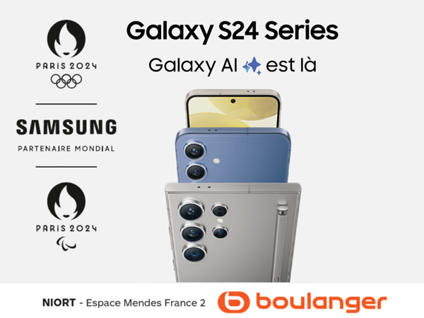 Samsung Galaxy S24 series boulanger Niort