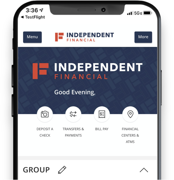 Independent Financial Download App Image