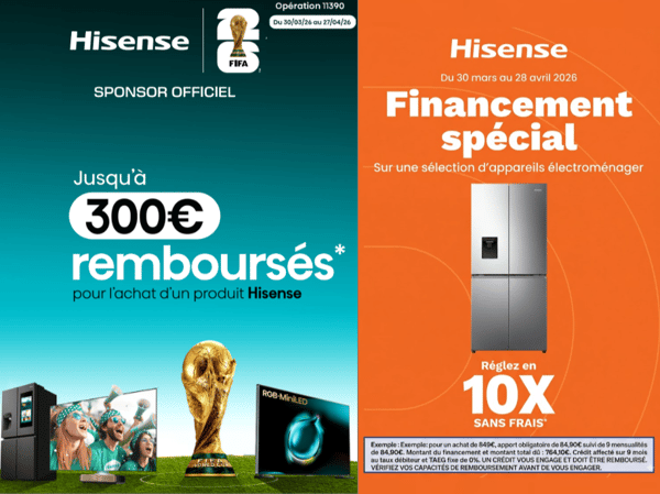 Électroménager Hisense à Angoulême : profitez du financement en 10x sans frais chez Boulanger Angoulême - Champniers