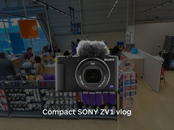 Bénéficiez de cette appareil photo compact SONY ZV1 vlog, actuellement en offre de déstockage dans votre magasin Boulanger Avignon Le Pontet