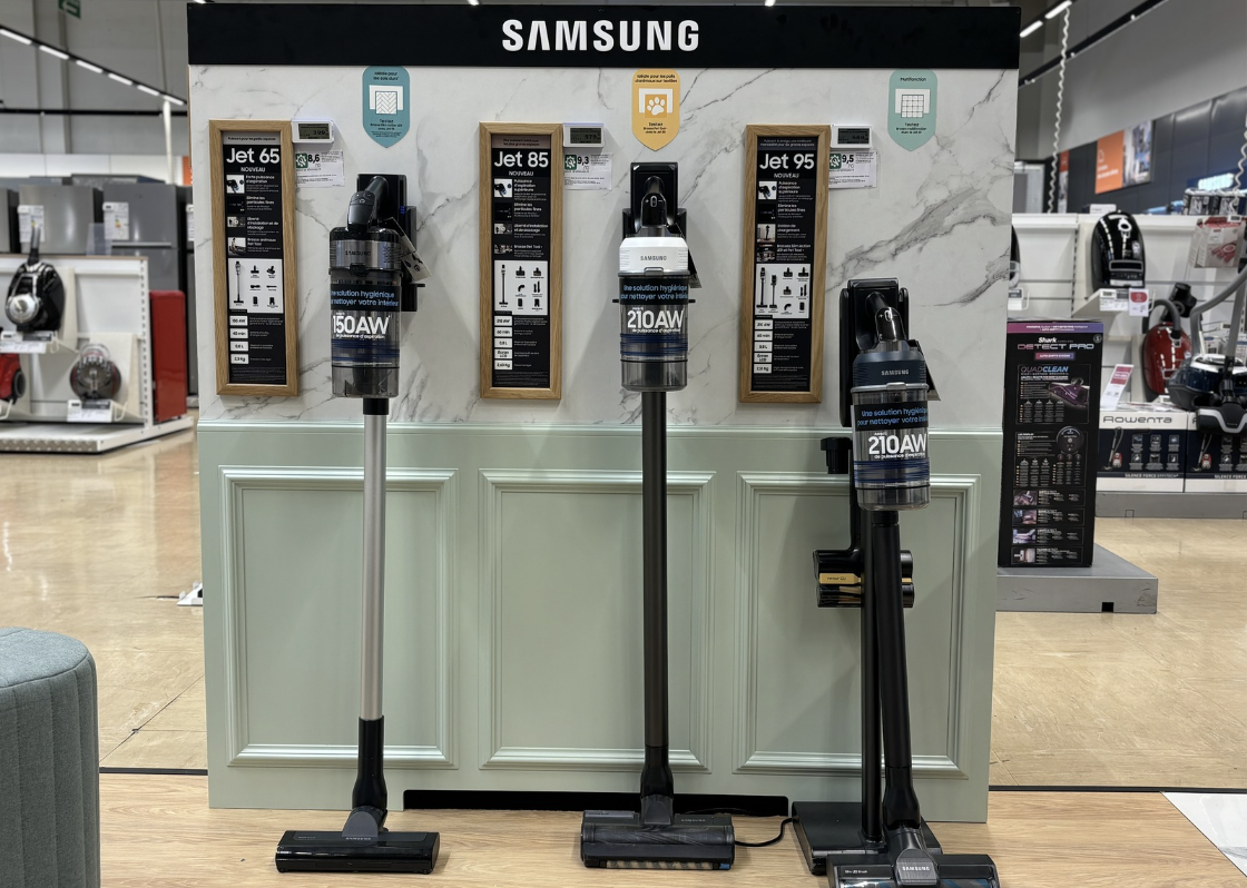 Corner aspirateur balai Samsung Boulanger Gennevilliers