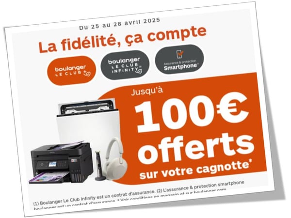 Jusqu'à 100€ offerts sur votre Cagnotte - Découvrez nos offres dédiés aux membres Club à boulanger Montauban